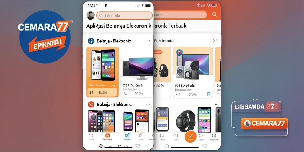 Tampilan antarmuka aplikasi CEMARA77 yang modern dan intuitif.