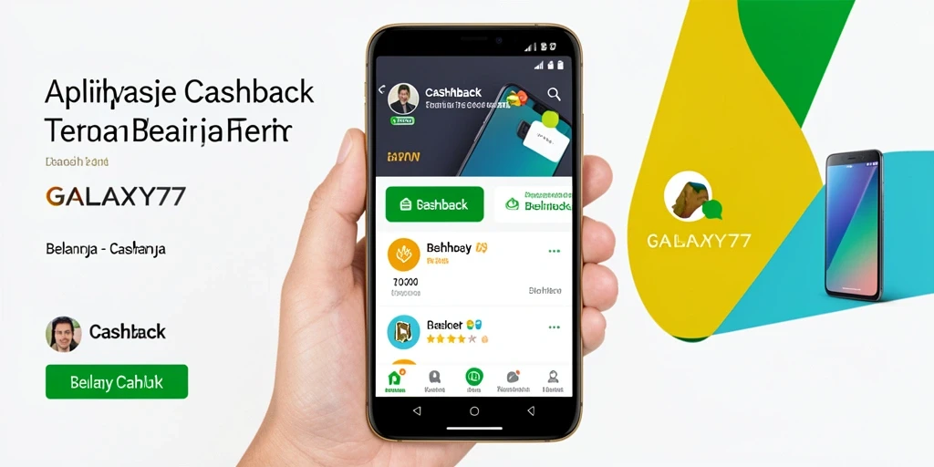 Tampilan antarmuka GALAXY77 yang ramah pengguna untuk Cashback.