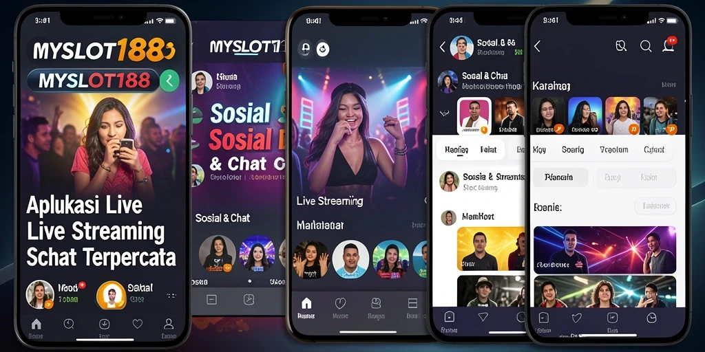 Tangkapan layar antarmuka MYSLOT188 dengan fungsi Live Streaming yang menarik.