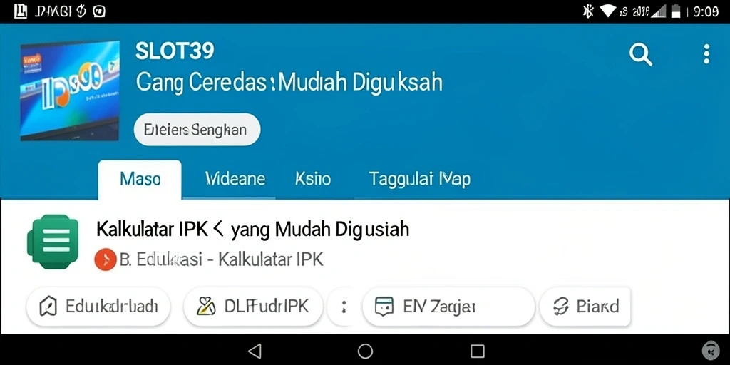 Tampilan antarmuka aplikasi SLOT39 yang modern dan fungsional.
