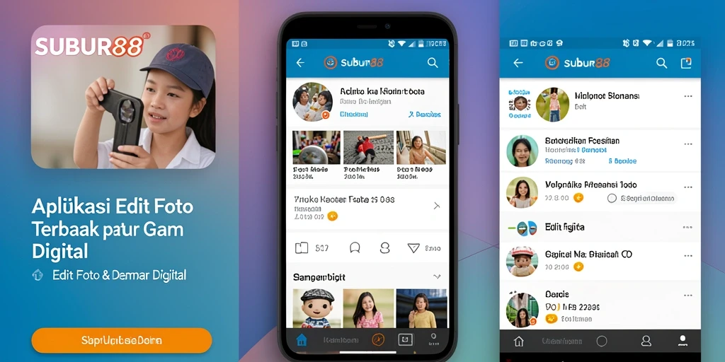 Antarmuka aplikasi SUBUR88 yang user-friendly dan efektif.