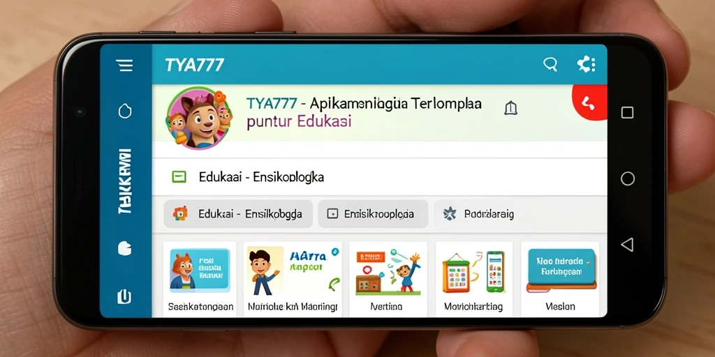 Tampilan antarmuka aplikasi TYA777 yang informatif dan menarik.