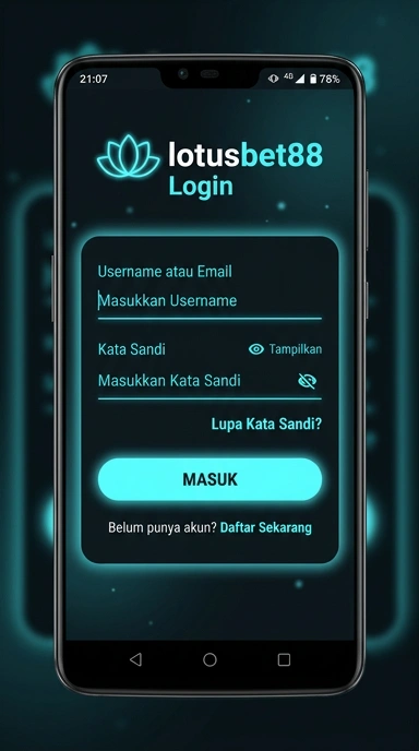 Masuk Akun lotusbet88 untuk Pengguna Android